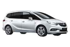 Van Hire Crewe - Vauxhall Zafira 5 + 2 - Minibus hire Crewe